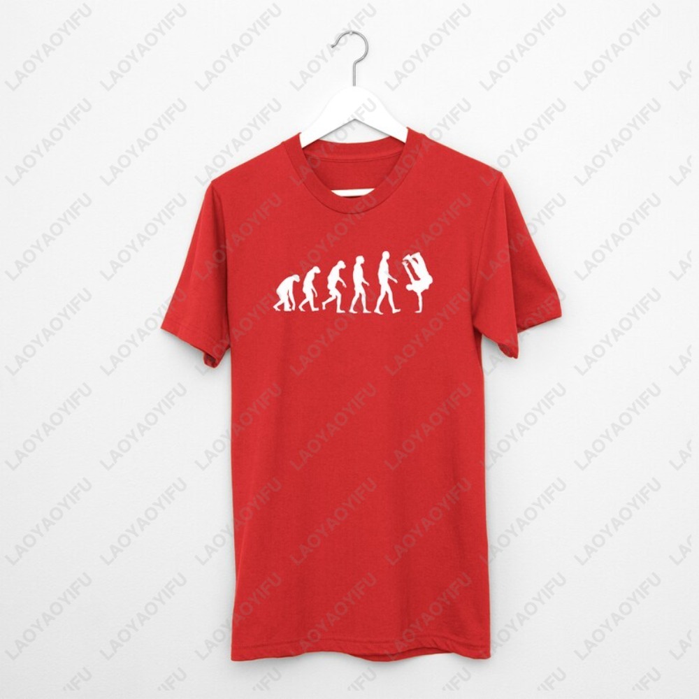 Women Fashion Evolution - Breakdance Breakdancing Evolution T Shirt Casual