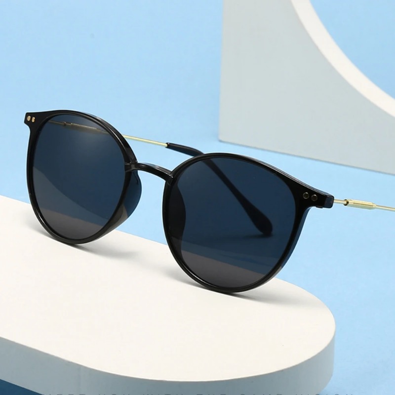 Women'S Fashion Reading Glasses - New Round Vintage Sunglasses Women Retro