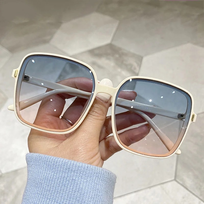 Women'S Fashion Reading Glasses - Vintage Oversized Square Sunglasses Women Fashion