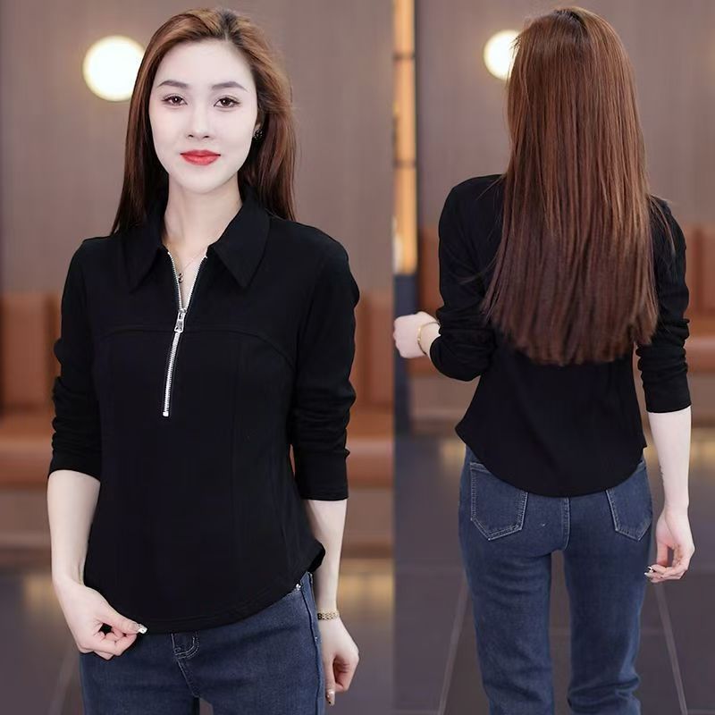 Women'S Fashion Petite - Womens Premium Slim Fit Polo Neck