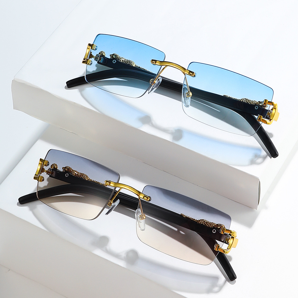 Women'S Fashion Reading Glasses - 1PCS Fashion Vintage Rimless Sunglasses Women