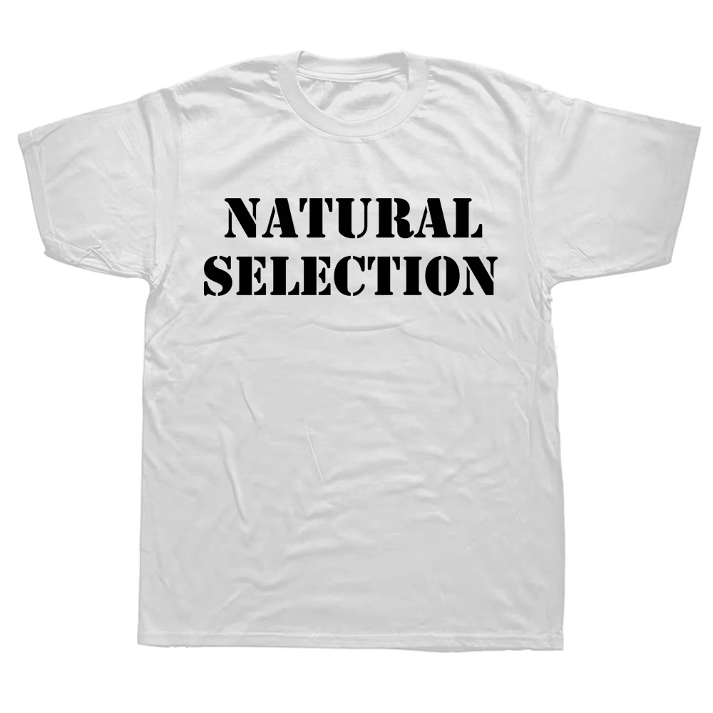 Women Fashion Evolution - Natural Selection Text Printing Woman T-shirts