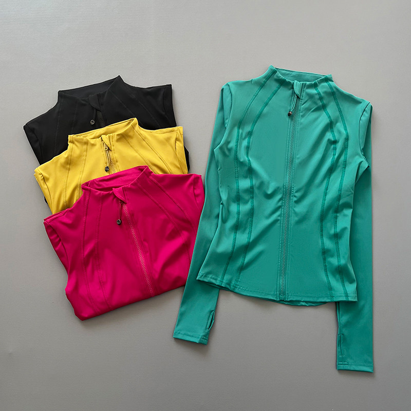 Women'S Fashion Long Coat - Women Full Zip Long Sleeve Athletic