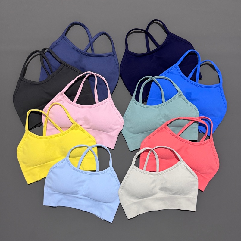 Bra Top Seamless - Histello Backless Sports Bra Women Seamless