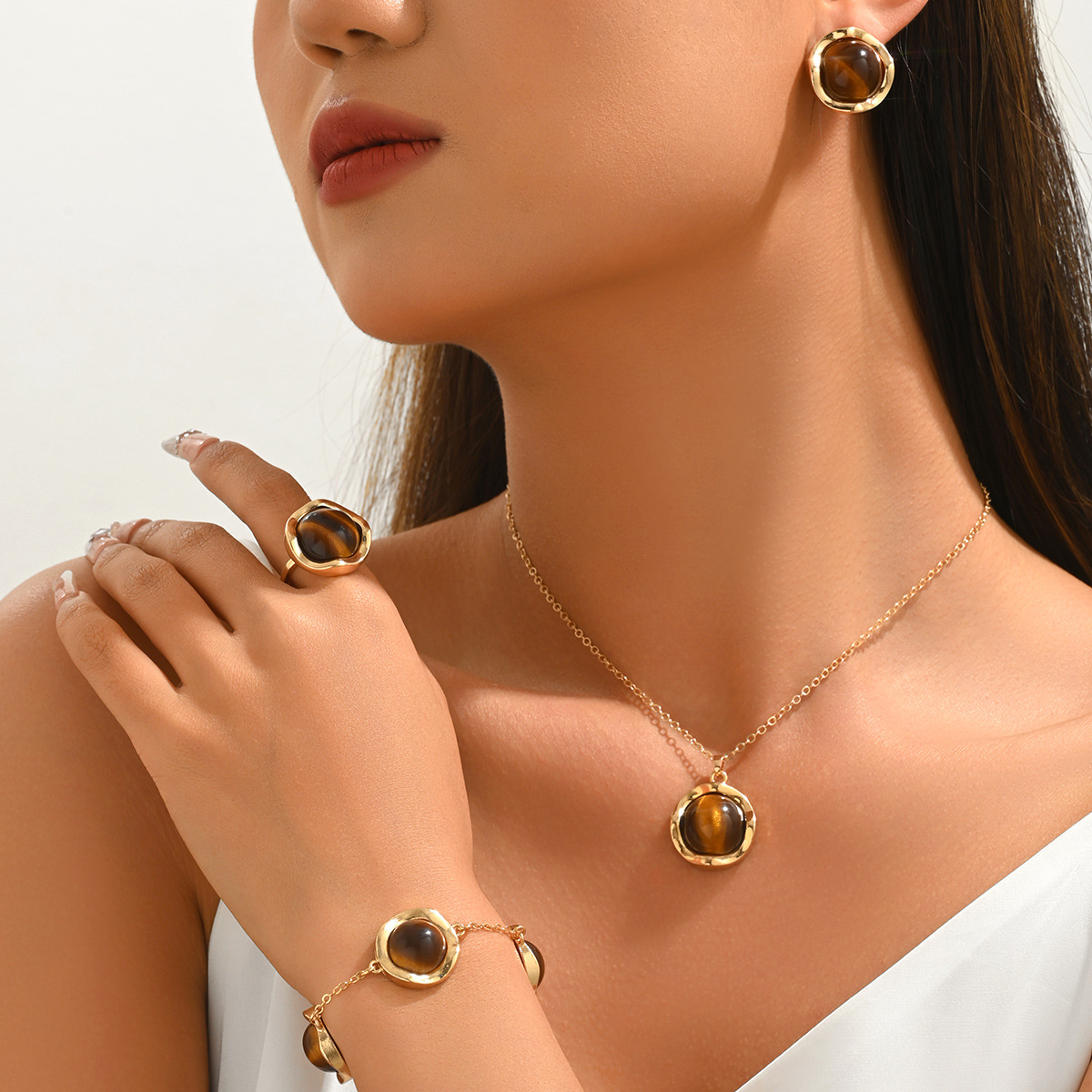 Women'S Fashion Rings Gold - New Fashion EU Dubai 24K Gold