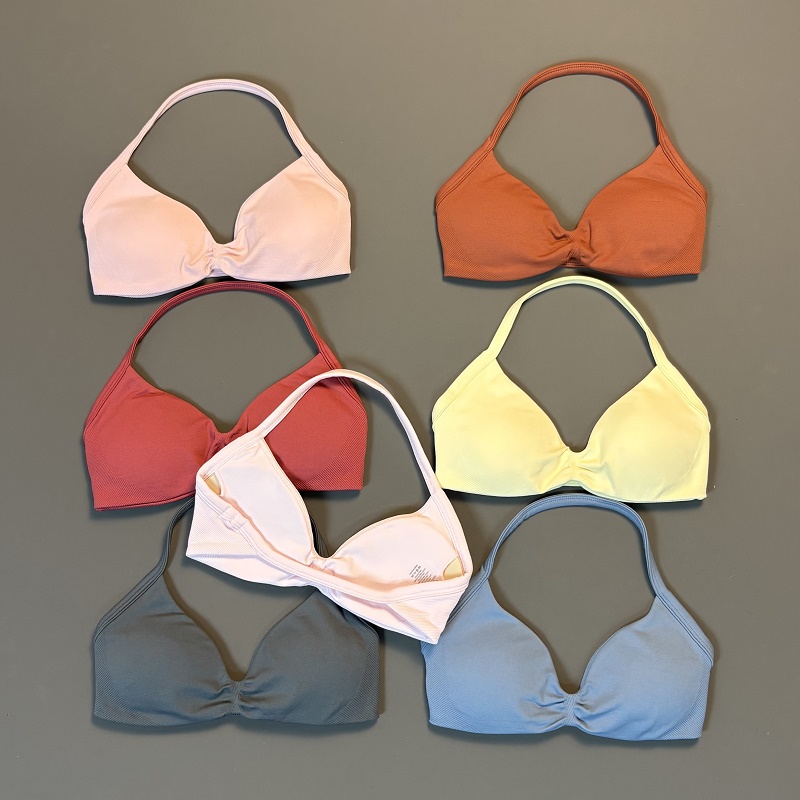 Bra Top Seamless - HISTELLO Sports Bra Seamless Yoga Underwear