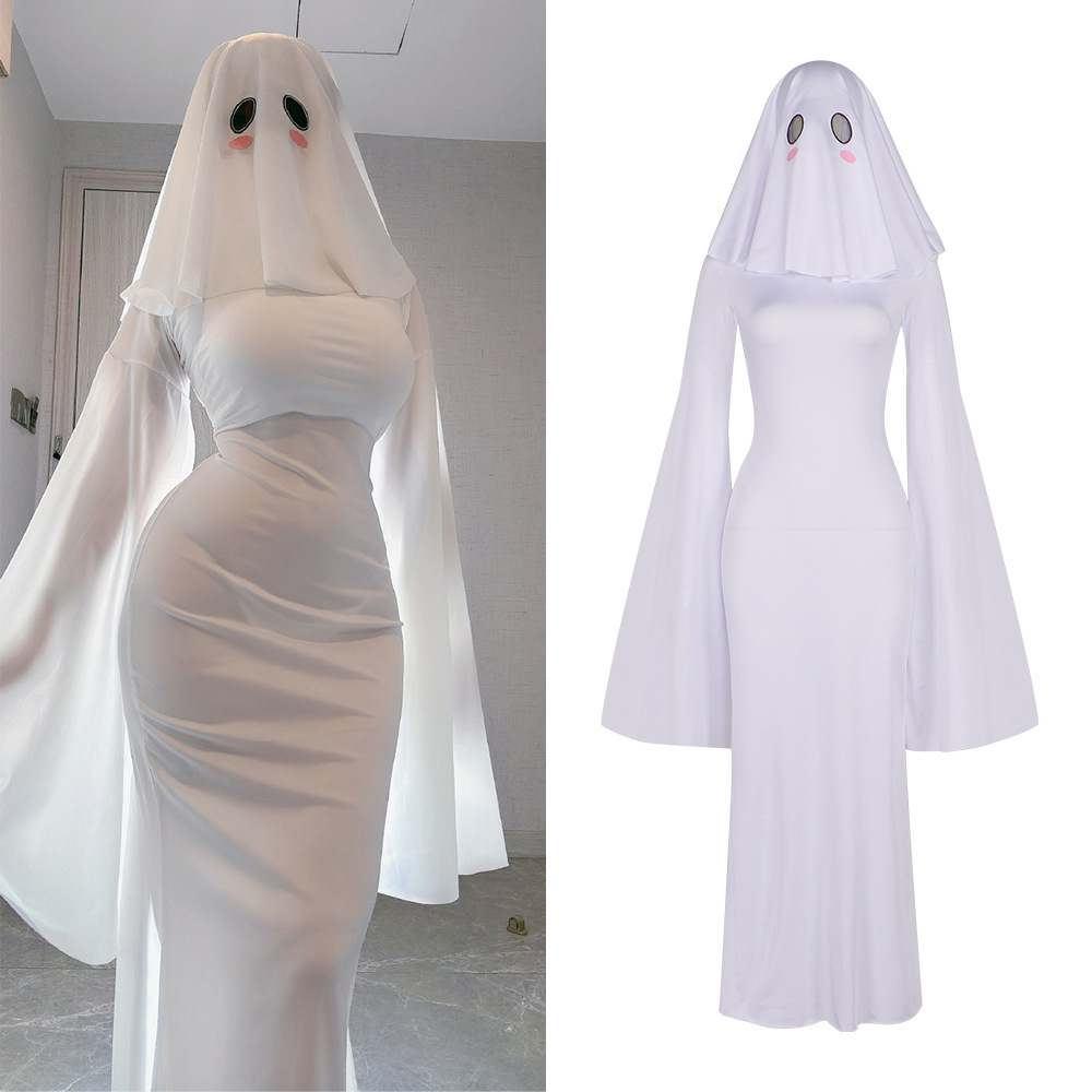 Bodycon Dress Women - Anime Ghost Female Cosplay Costume Cute