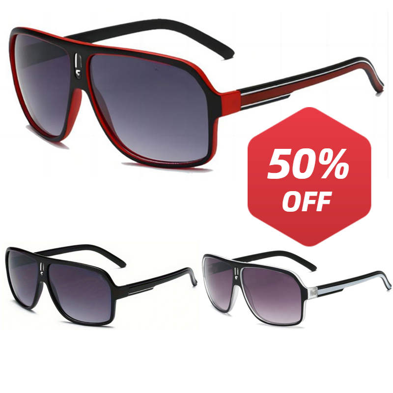 Women Fashion Glasses - Large curved retro style fashionable glasses,
