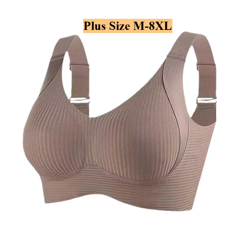 Bra Top Seamless - M-8XL PlusSize Women Full Coverage Minimizer