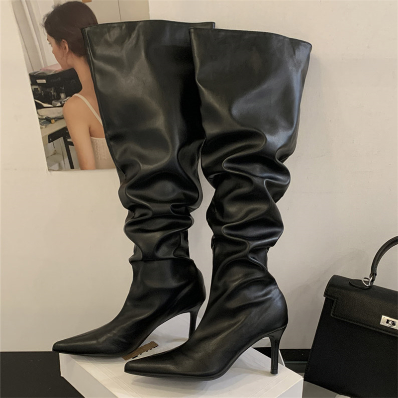 Eilyken 2026 Winter Design Ple - Women'S Fashion Leather Boots review and price