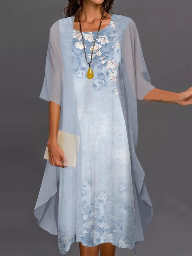 Summer Elegant Dress Two-piece - Women'S Fashion Long Coat review and price