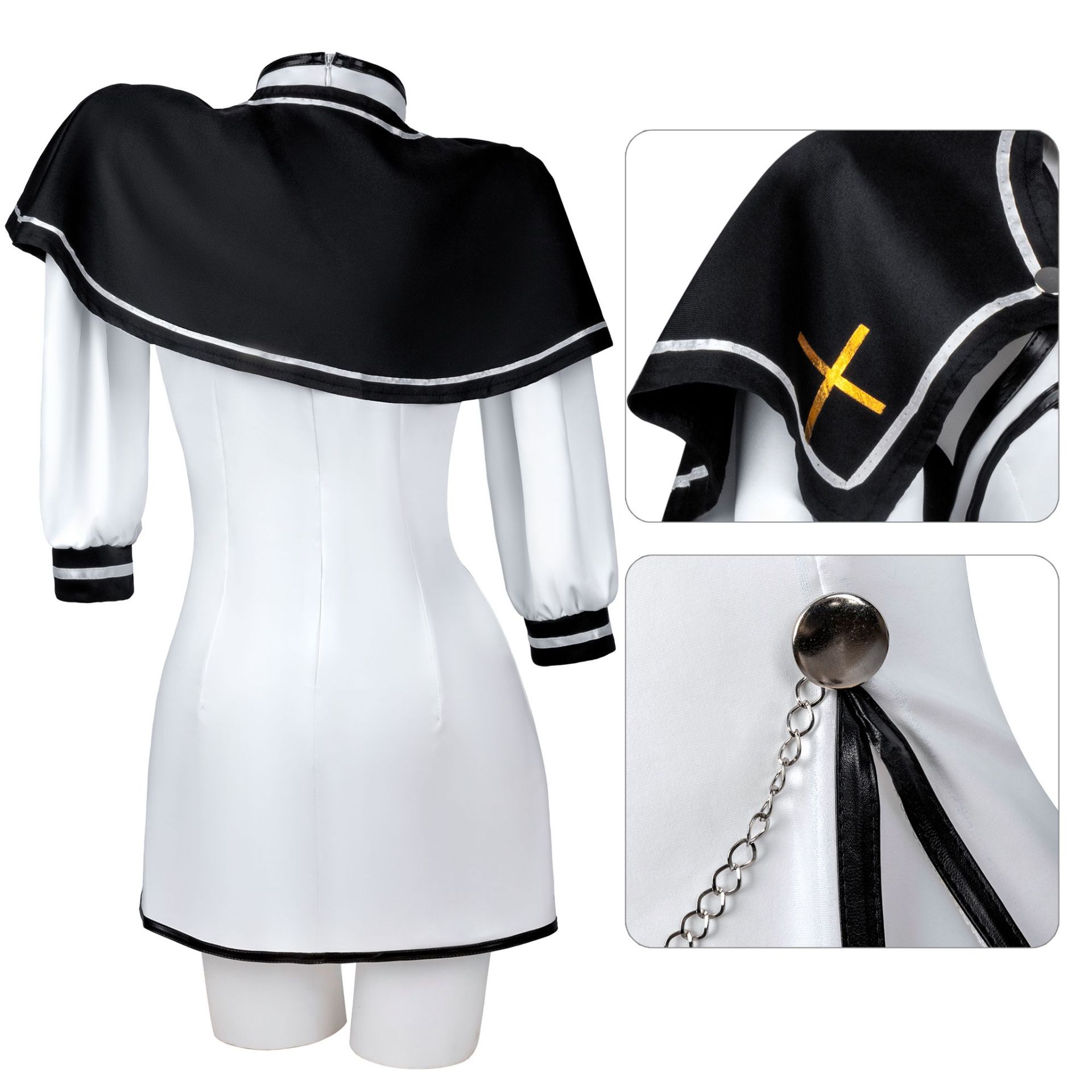Game Baptismal Priest Cosplay  - Bodycon Dress Women review and price