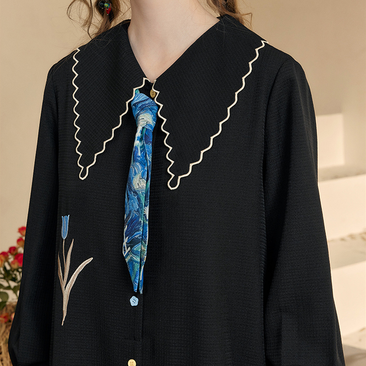 Fragrant Branches Print Dress  - Women'S Fashion Petite review and price