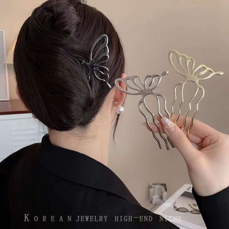 Korean Butterfly U Shape Hair  - Women Fashion Hair Style review and price