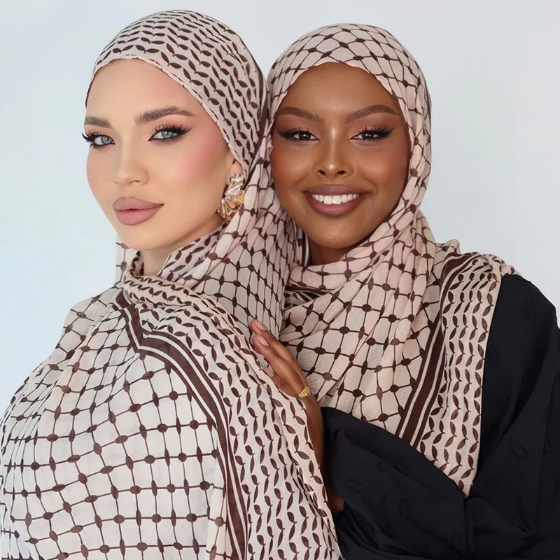 2/Pcs Arab Chiffon Scarf Women - Women Fashion Uae review and price