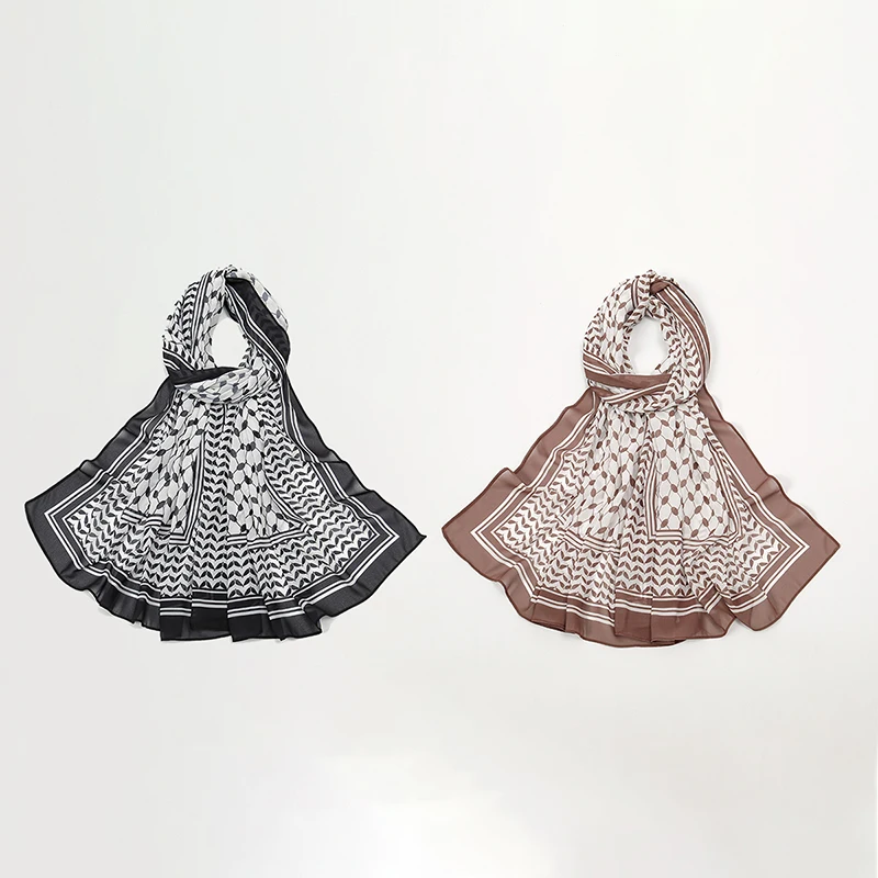 2/Pcs Arab Chiffon Scarf Women - Women Fashion Uae review and price