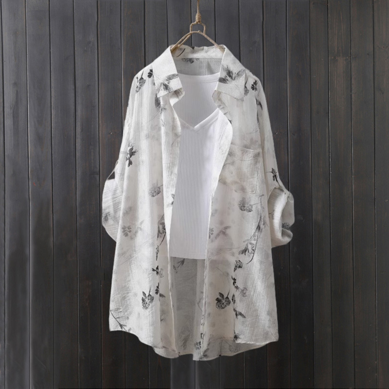 Tencel shirt women's thin coat - Women'S Fashion Long Coat review and price