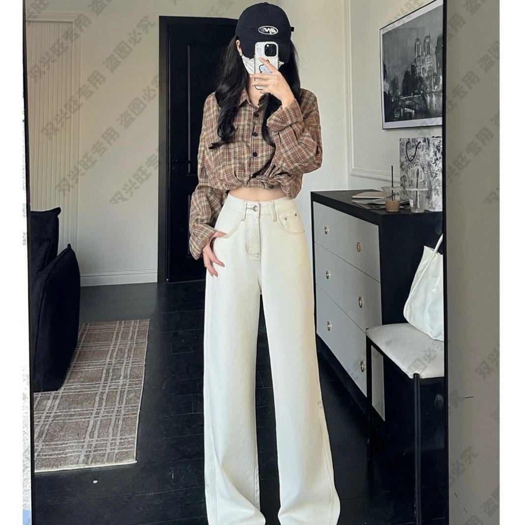 Beige high-waisted wide-leg je - Women'S Fashion Petite review and price