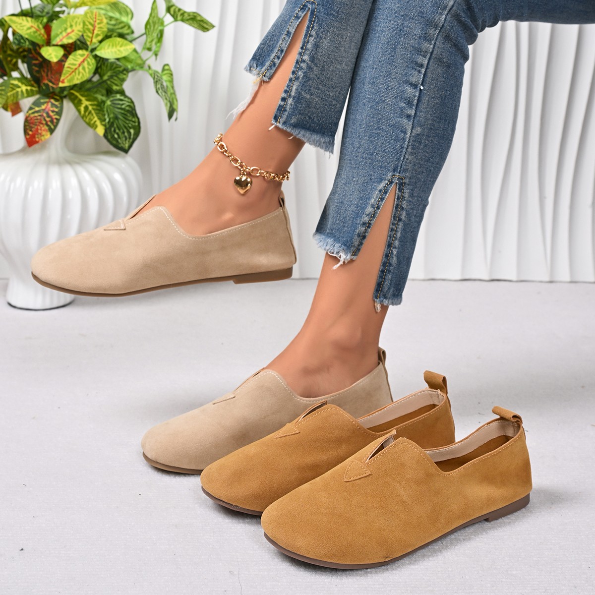 Women's Flat Shoes Slip-on Rou - Women'S Fashion Quick Delivery review and price