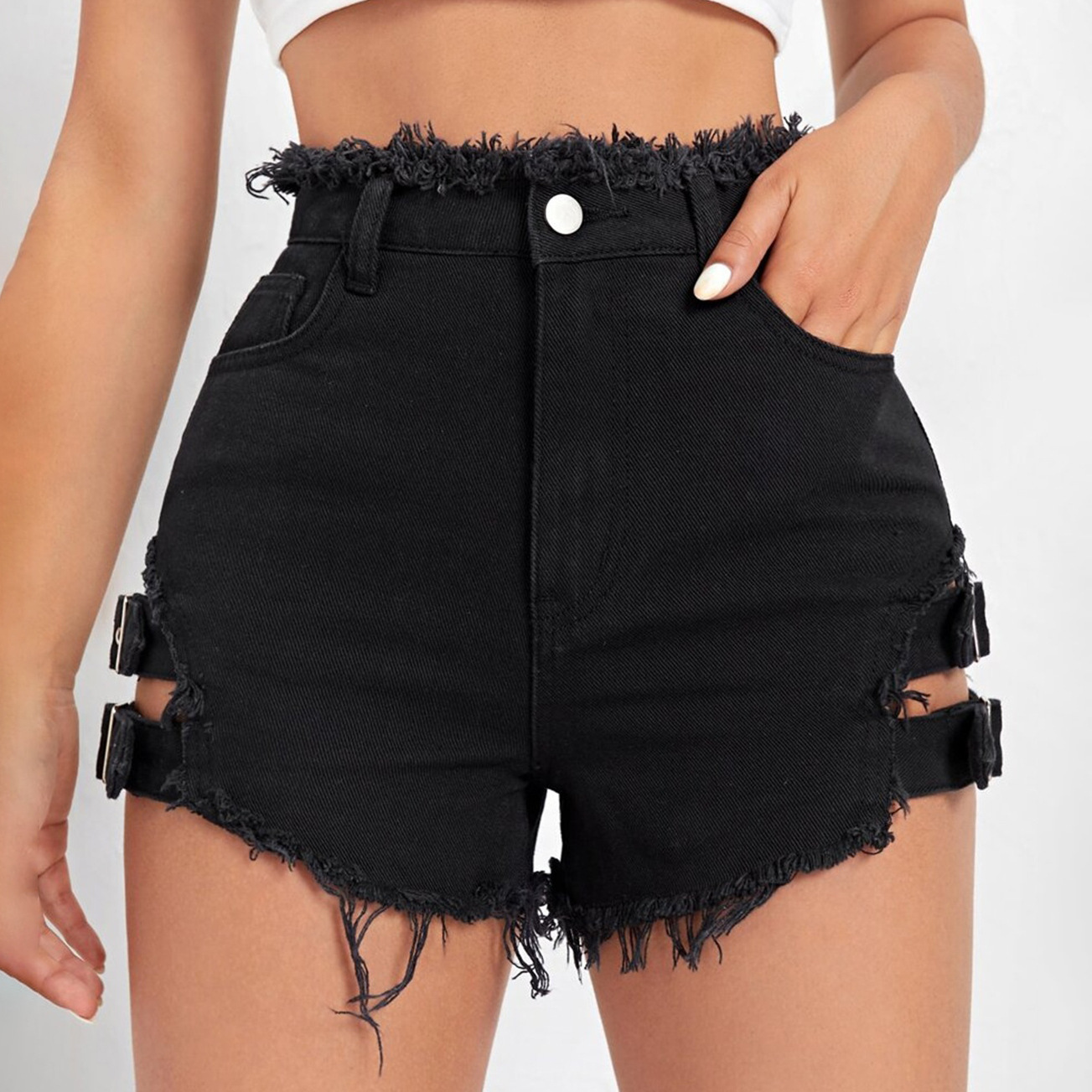 Women High Waist Denim Shorts  - Women'S Fashion Trousers review and price