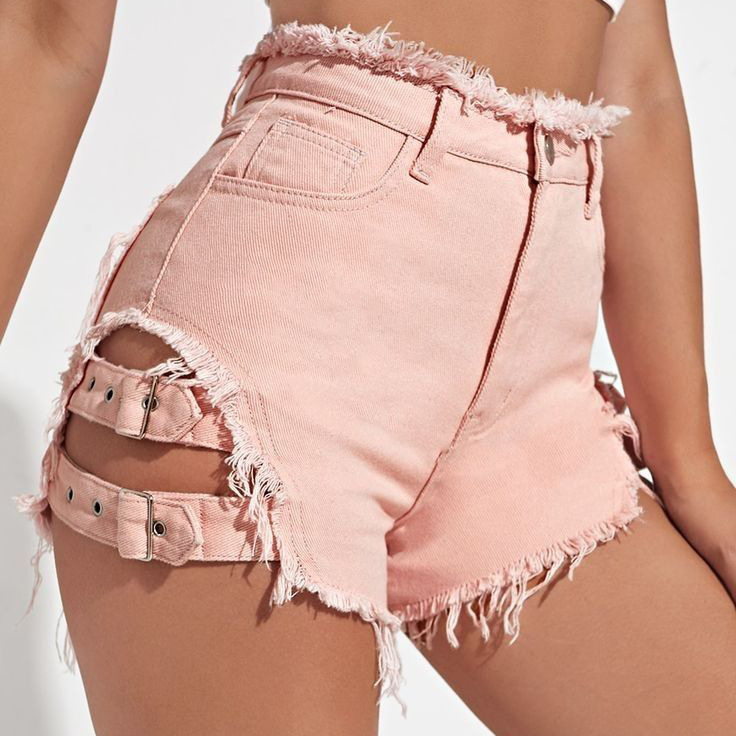 Women High Waist Denim Shorts  - Women'S Fashion Trousers review and price