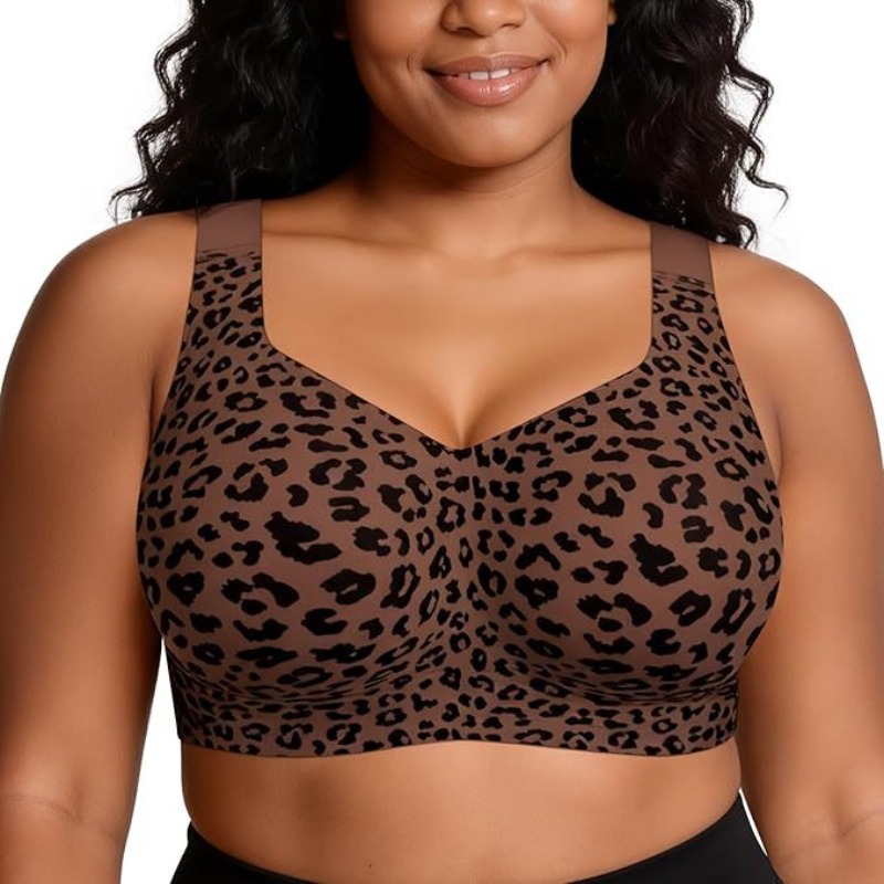 Leopard Jelly Bras No Underwir - Bra Top Seamless review and price
