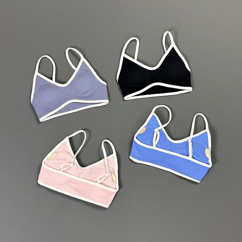 Women Contrastline Yoga Bra V  - Bra Top Seamless review and price