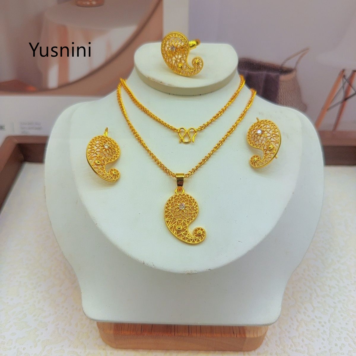 New Fashion High-End Dubai 24K - Women'S Fashion Rings Gold review and price