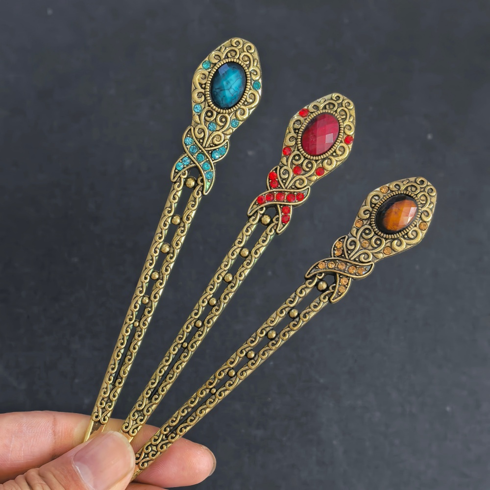 Vintage Metal Hair Sticks for  - Women Fashion Hair Style review and price