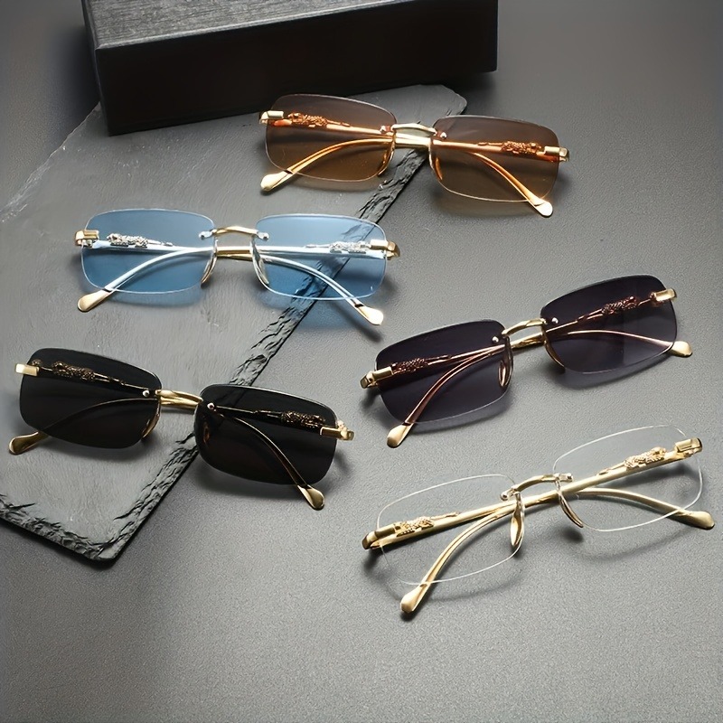 Fashion Rimless Metal Sunglass - Women Fashion Glasses review and price