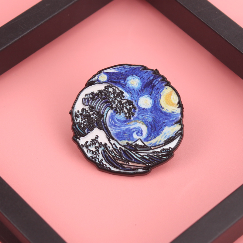 Wave & Vortex Fusion Pin - Hok - Women Fashion History review and price