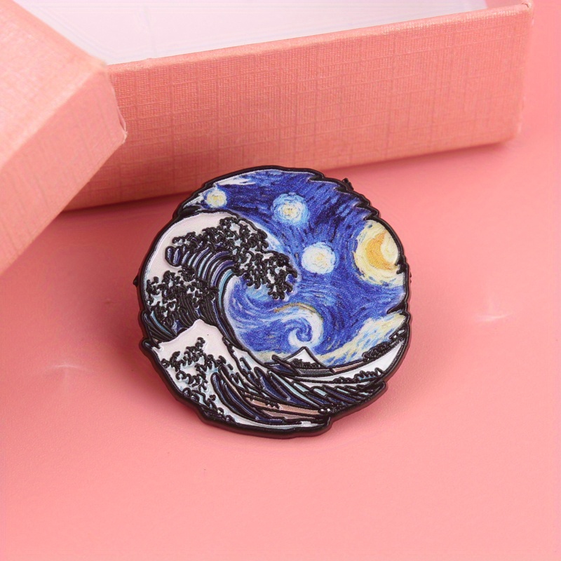 Wave & Vortex Fusion Pin - Hok - Women Fashion History review and price
