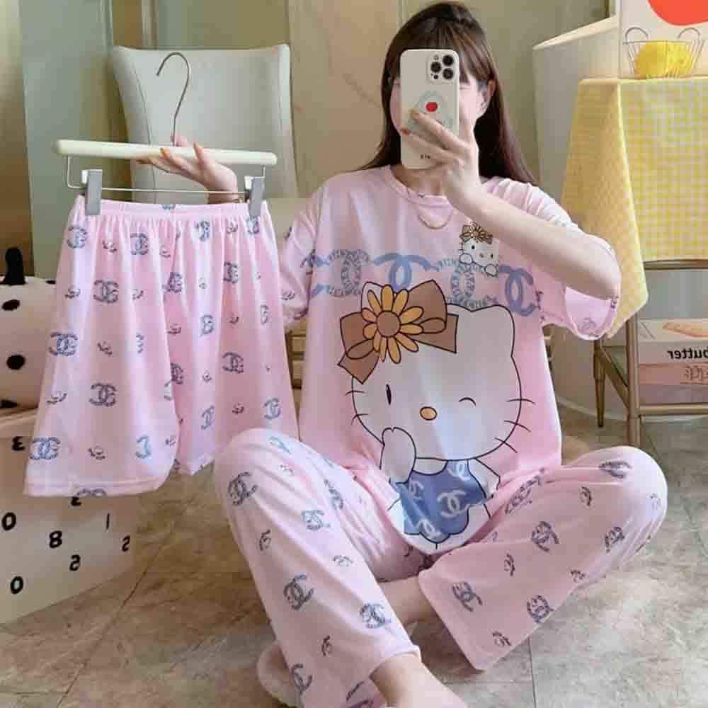 Hello Kitty Women's New 3-Piec - Women'S Fashion Pajamas review and price
