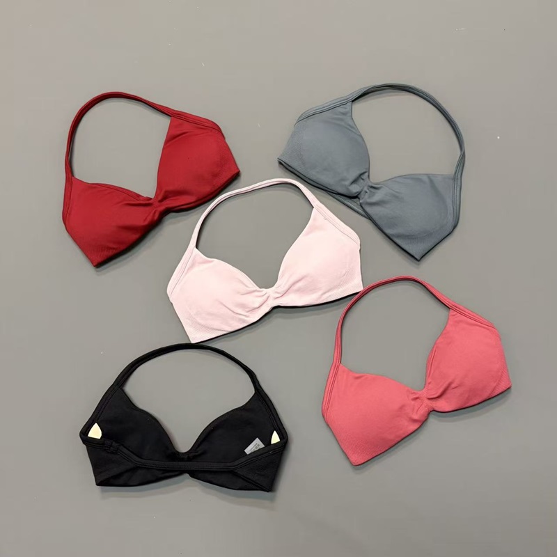 Women Halter Sports Bra V-Neck - Bra Top Seamless review and price