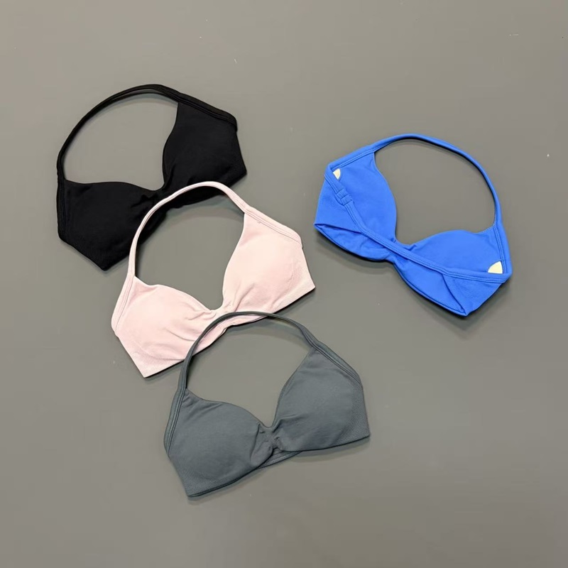 Women Halter Sports Bra V-Neck - Bra Top Seamless review and price