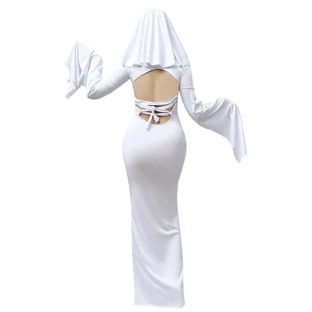 Anime Ghost Female Cosplay Cos - Bodycon Dress Women review and price