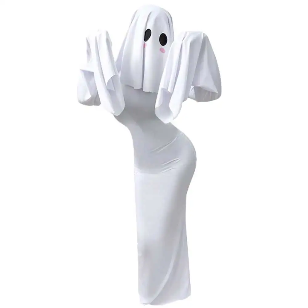 Anime Ghost Female Cosplay Cos - Bodycon Dress Women review and price