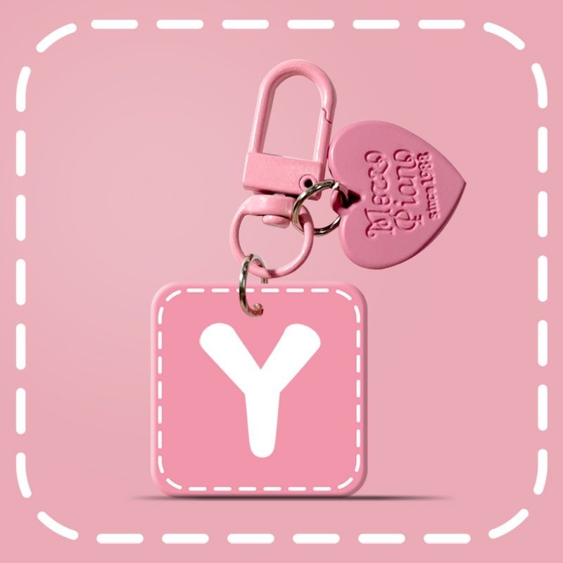 Pink Heart-Shaped English Lett - Women'S Ysl Fashion review and price