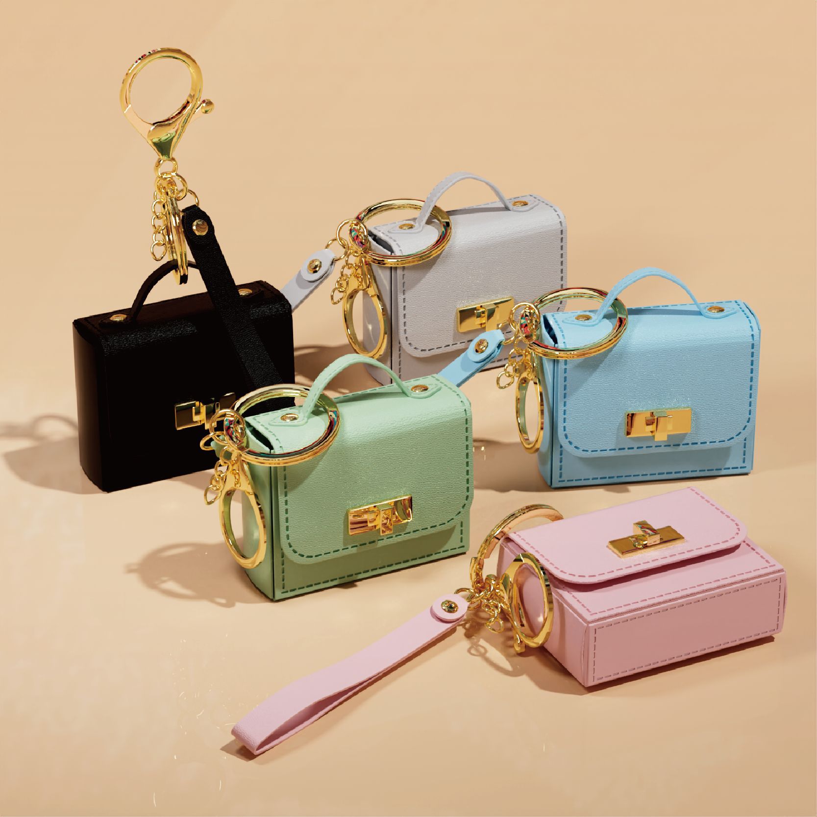 Mini Key Chain Pouch Leather H - Women'S Ysl Fashion review and price