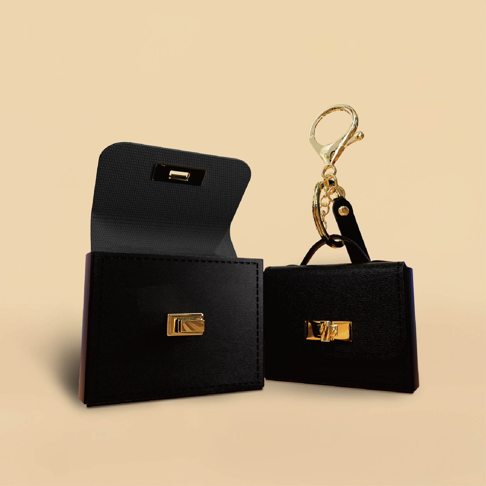 Mini Key Chain Pouch Leather H - Women'S Ysl Fashion review and price