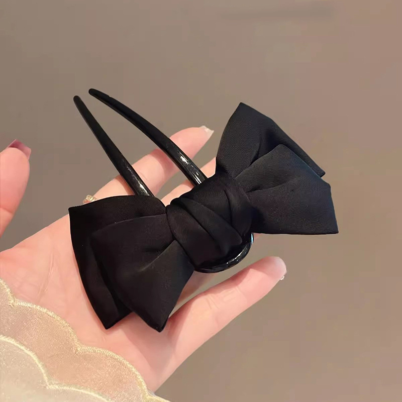 Chic Korean-Style Bow U-Shaped - Women Fashion Hair Style review and price