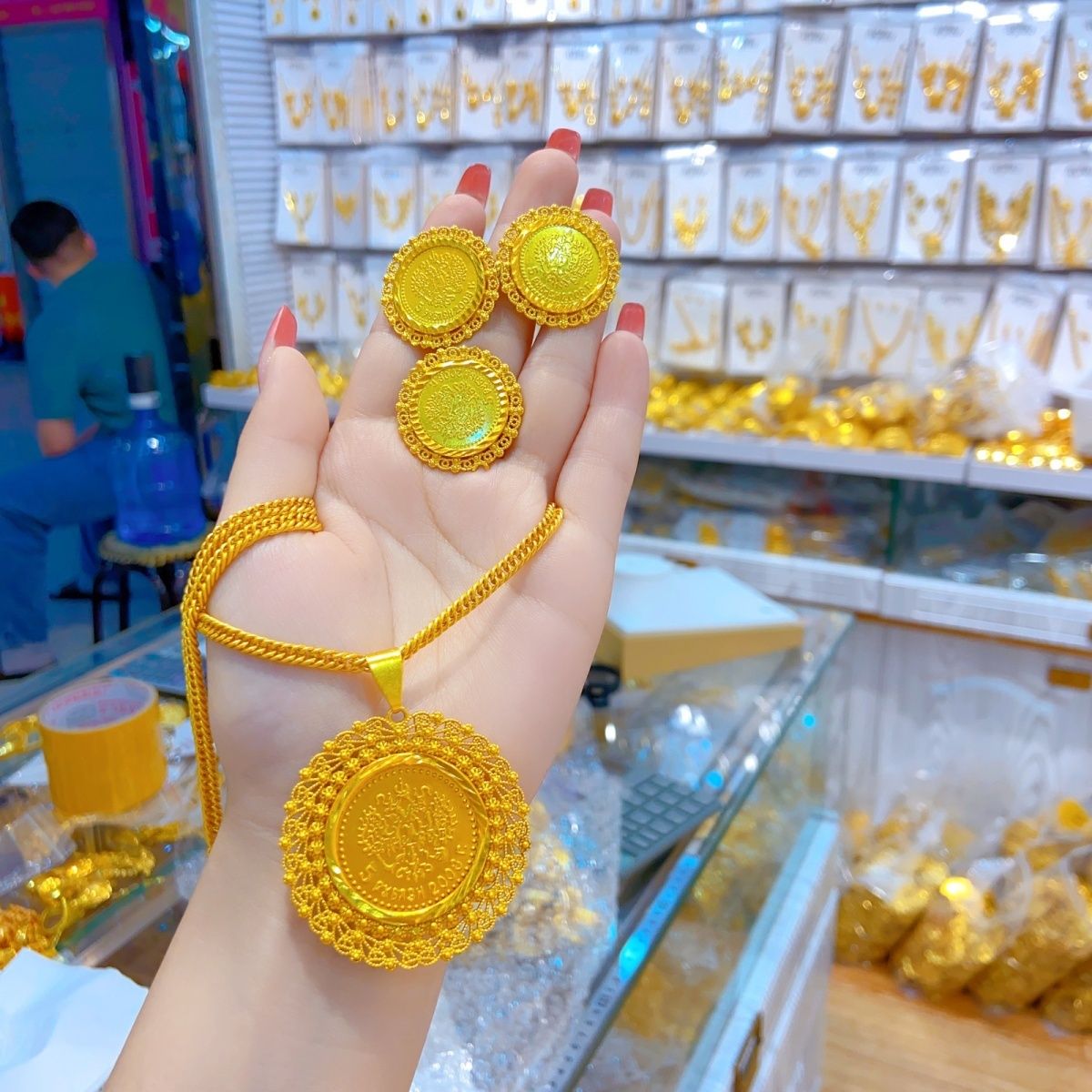 New 24K Gold Plated Dubai Jewe - Women'S Fashion Rings Gold review and price