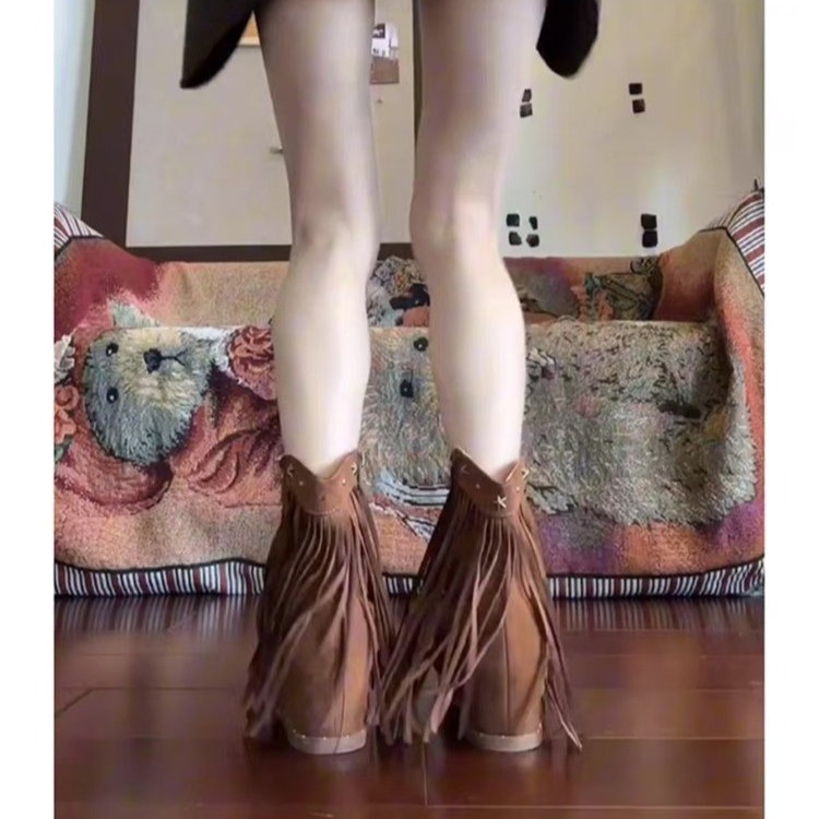Roman fringe women's sandals s - Women'S Fashion Leather Boots review and price