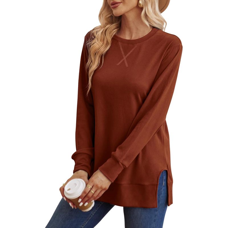 Sweatshirt women Side Split Fa - Women Fashion Open Now review and price