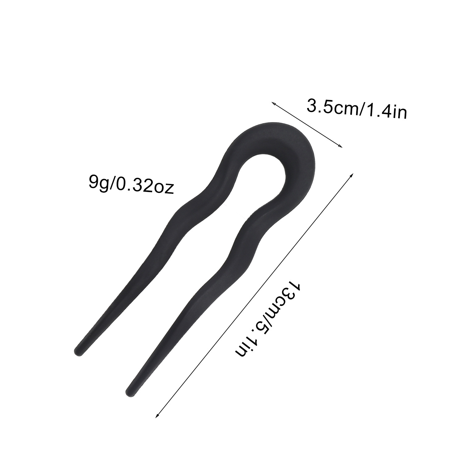 1/4pcs Simple Frosted U-Shaped - Women Fashion Hair Style review and price