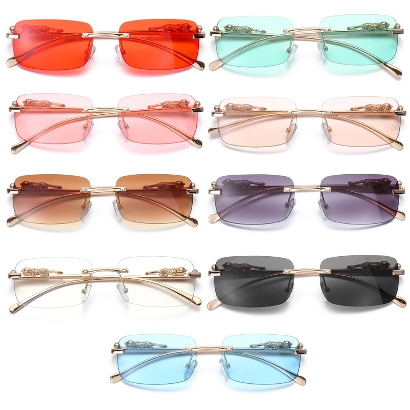 Rimless Square Sunglasses Wome - Women'S Fashion Reading Glasses review and price