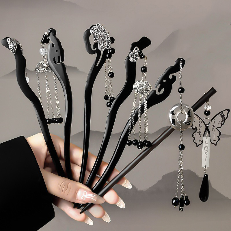 1pc Chinese Ancient Style Ink  - Women Fashion Hair Style review and price
