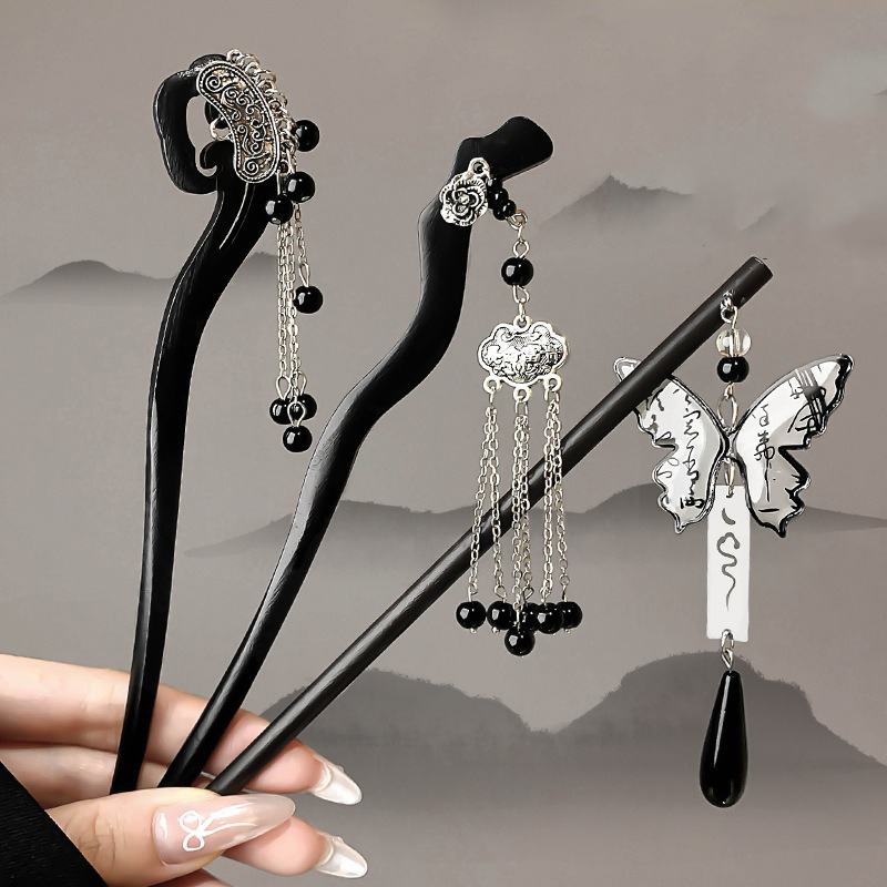 1pc Chinese Ancient Style Ink  - Women Fashion Hair Style review and price