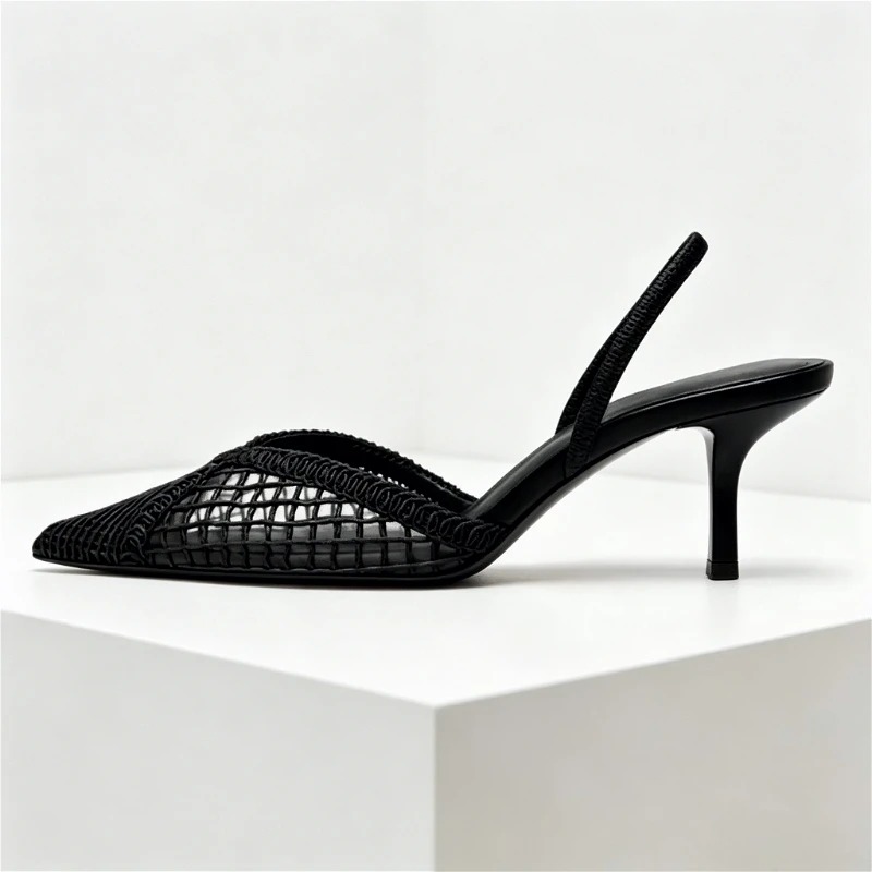 Mesh Woven Heeled Sandals Wome - Women'S Fashion Brand Shoes review and price