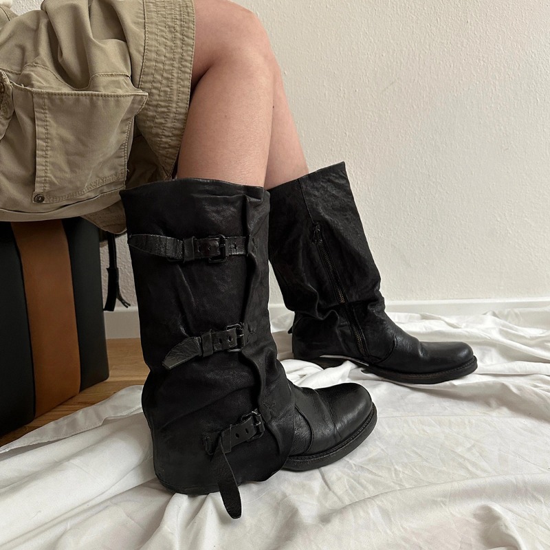Classic Women Shoes Retro Luxu - Women'S Fashion Leather Boots review and price
